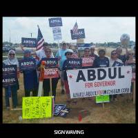 Sign Waving